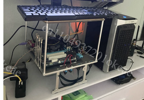 Aluminum Open Frame Test Bench Water Cooling - هيكل كمبيوتر JXK-K2 مفتوح الإطار مصنوع