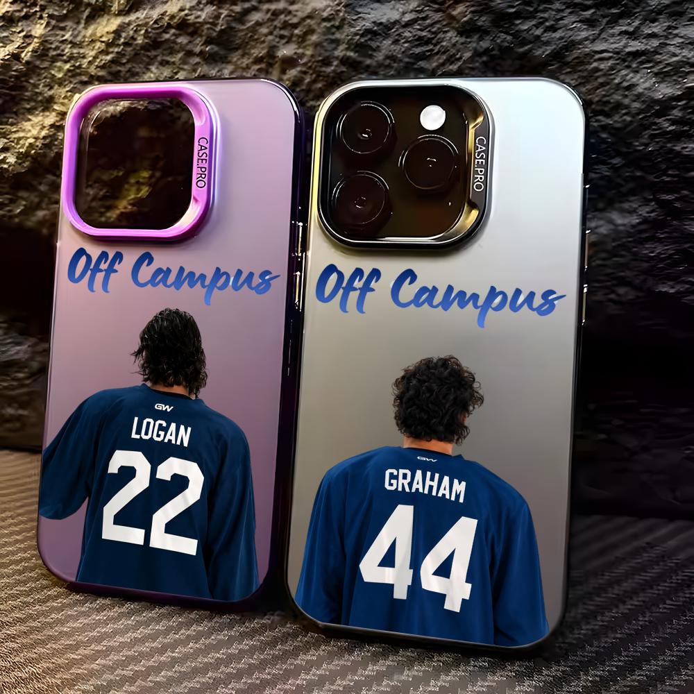 Matte Pc Case - جراب هاتف TV O-off Campus بتصميم