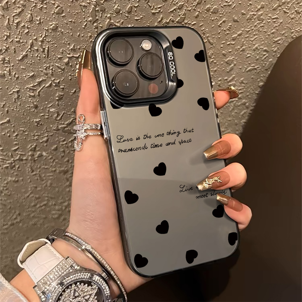 Matte Pc Case - غطاء هاتف أنيق بتصميم قلب الحب