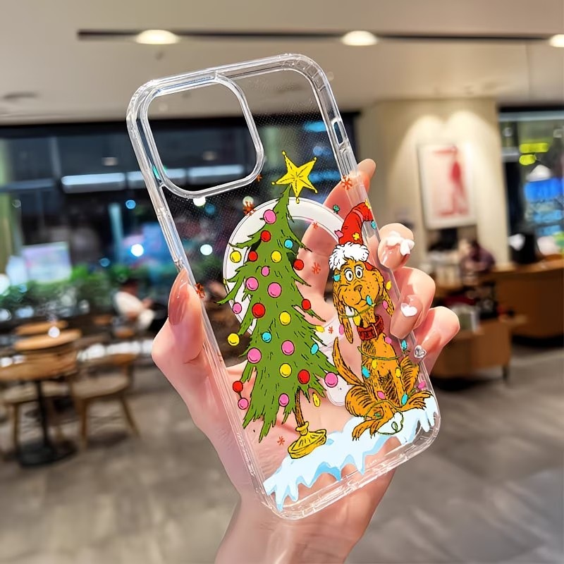 Mini Pc Case - غطاء هاتف شفاف بتصميم جراءة كلب