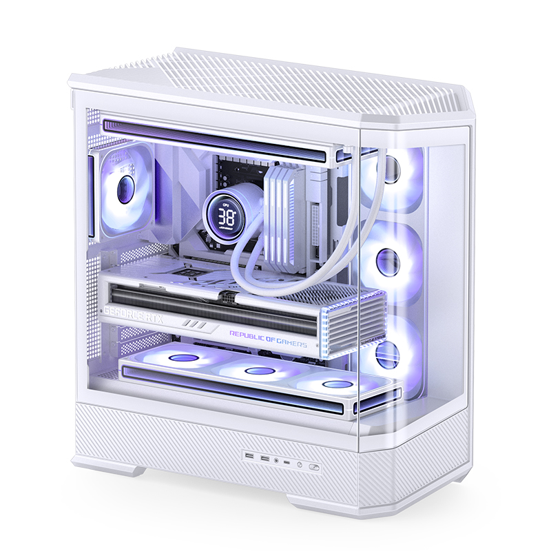 حافظة كمبيوتر Jonsbo D400 ATX  - مراجعة Pc Chassis وسعره