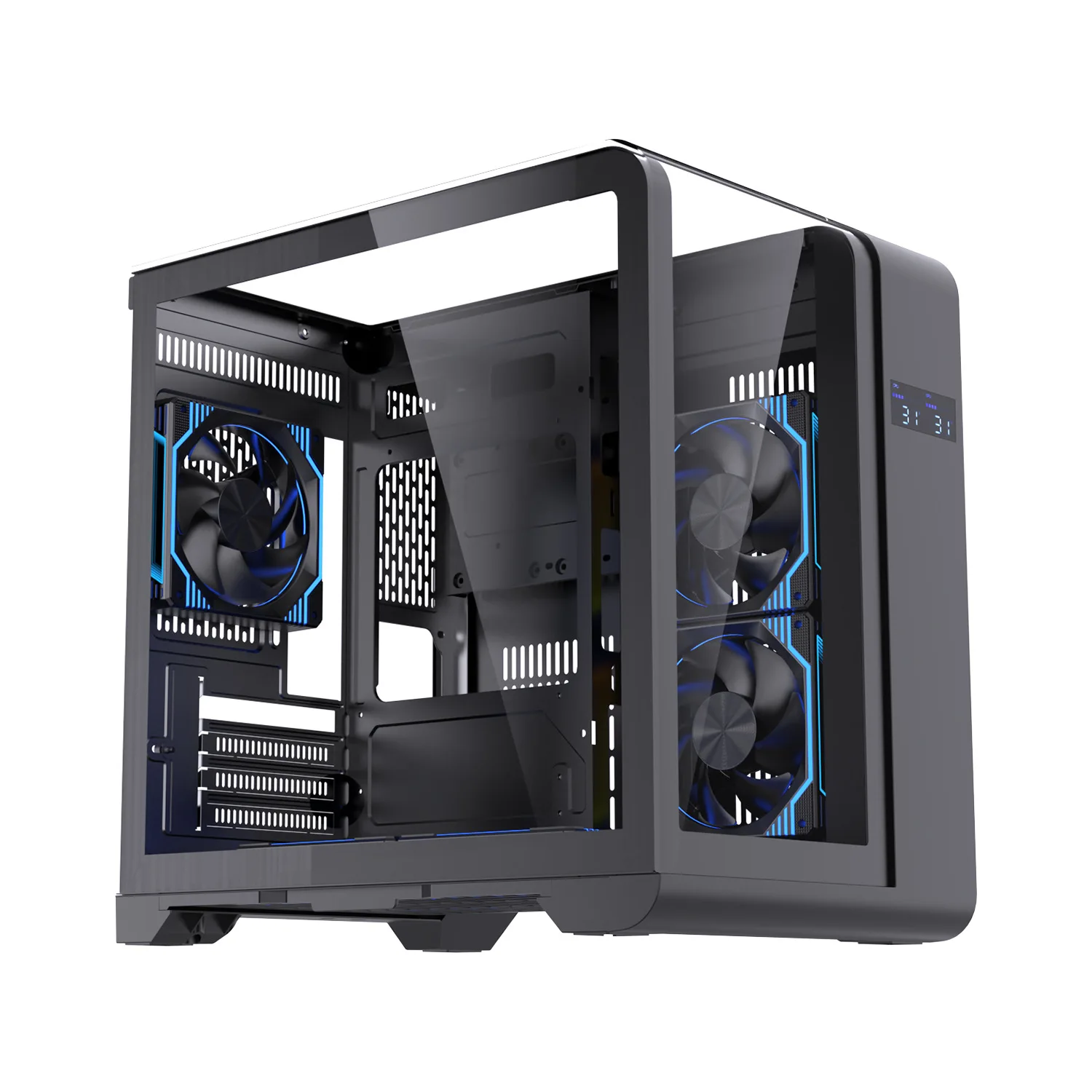 علبة كمبيوتر ATX مع لوحة جانبي - مراجعة Atx Case وسعره