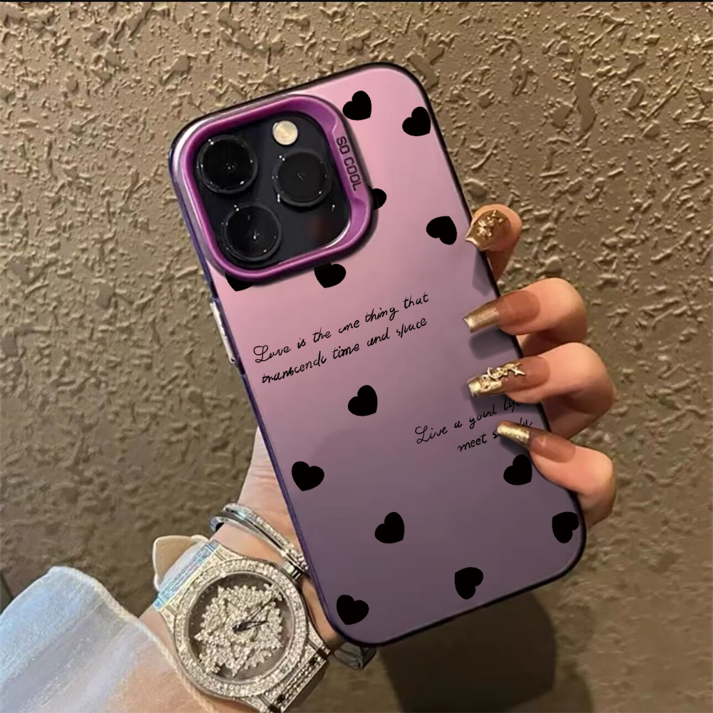 غطاء هاتف أنيق بتصميم قلب الحب - مراجعة Matte Pc Case وسعره