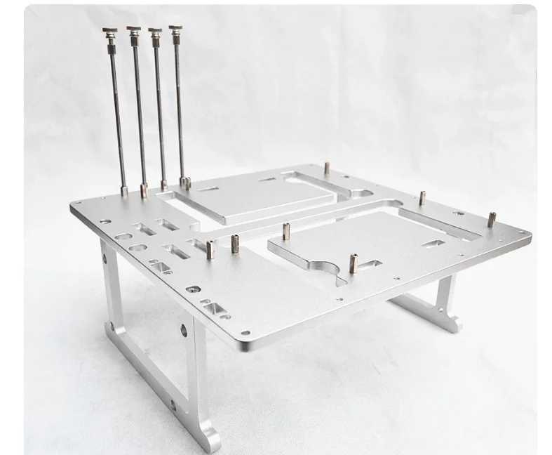 علبة كمبيوتر مفتوحة من نوع Min - مراجعة Aluminum Open Frame Test Bench Water Cooling وسعره