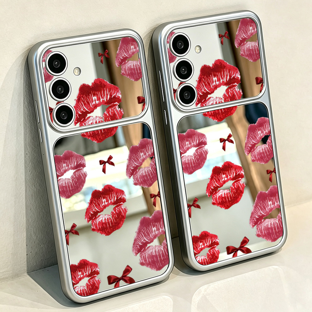 غطاء هاتف بتصميم شفاه حمراء وق - مراجعة Computer Case وسعره