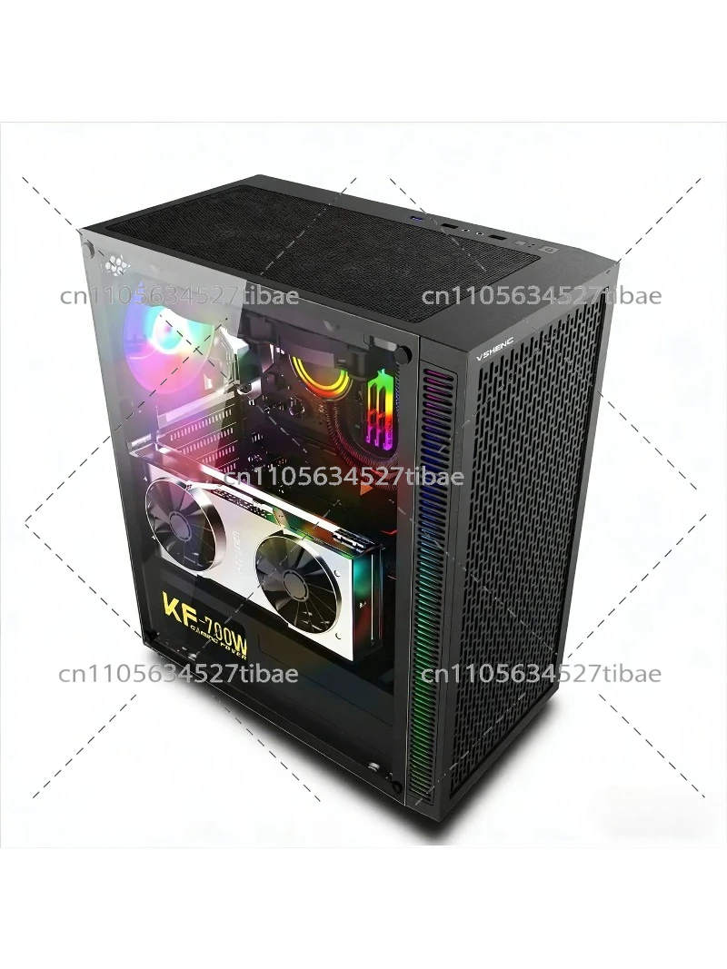 علبة كمبيوتر سوداء E-ATX مع لو - مراجعة Atx Case وسعره